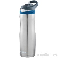 Contigo AUTOSPOUT Straw Ashland Chill Stainless Steel Water Bottle, 20 oz., SS Very Berry   568932620